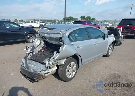 2015 Honda Civic Lx z USA, uszkodzony, nr VIN 19XFB2F54FE065887